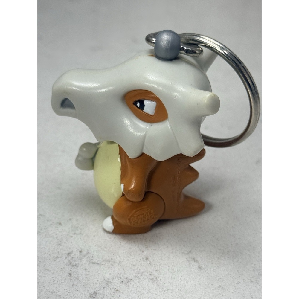 Vintage 1999 POKEMON Nintendo Cubone Burger King Meal Figure Keychain Toy